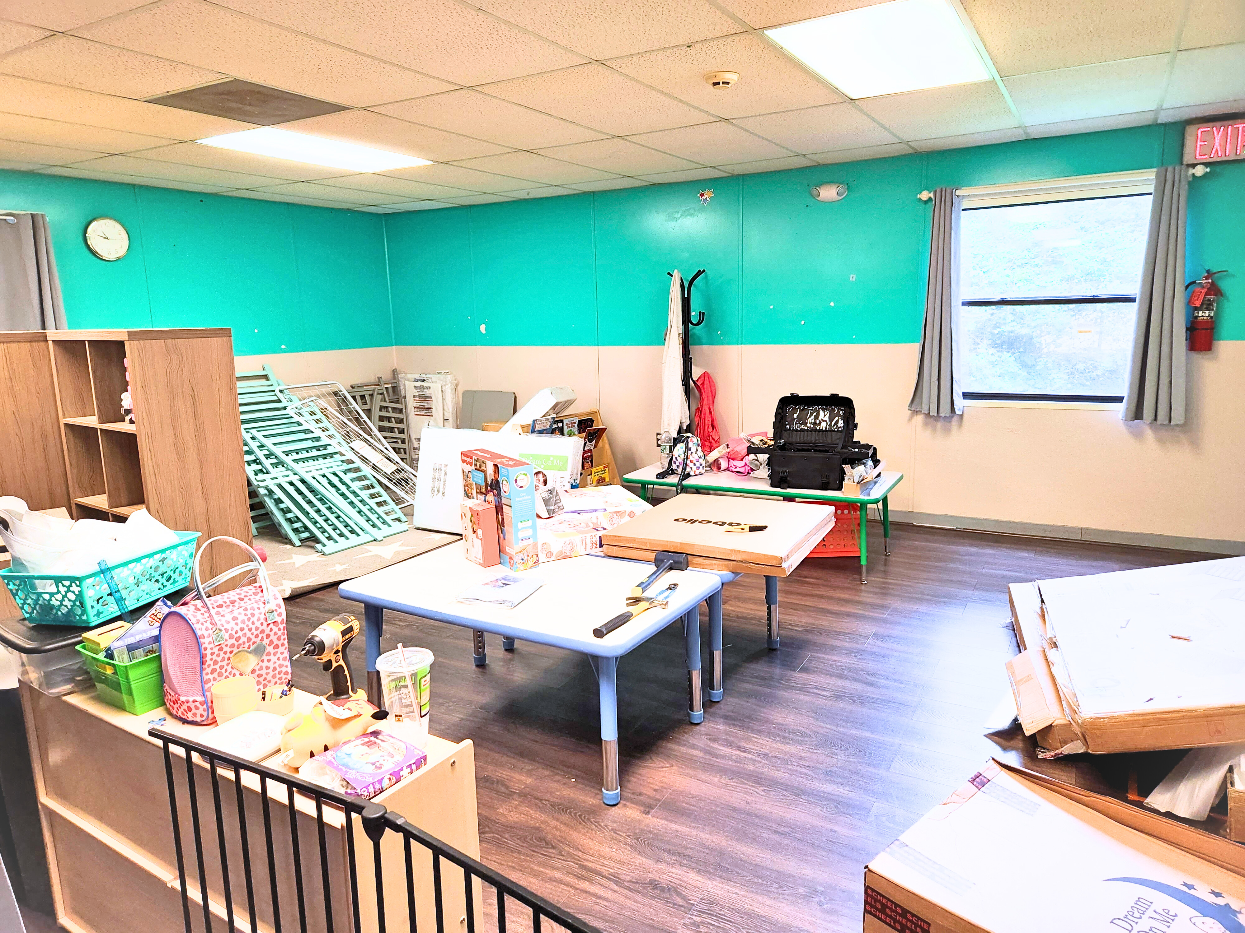 Nursery before professional organizing